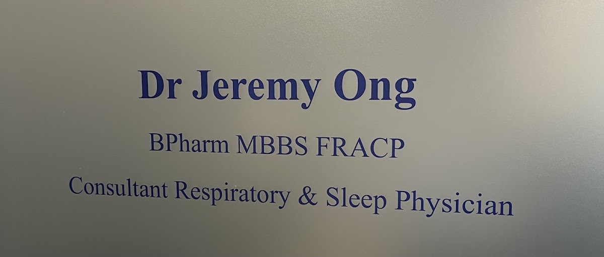 Dr Jeremy Ong