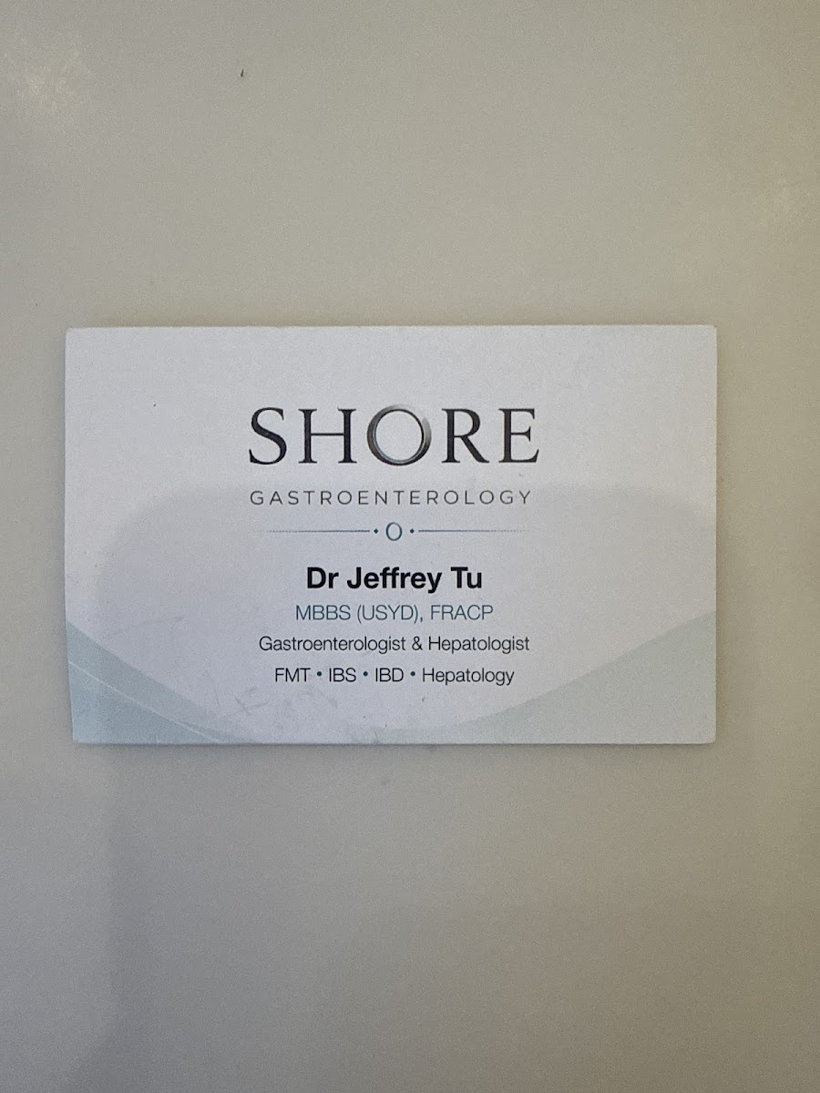 Dr JEFFREY TU